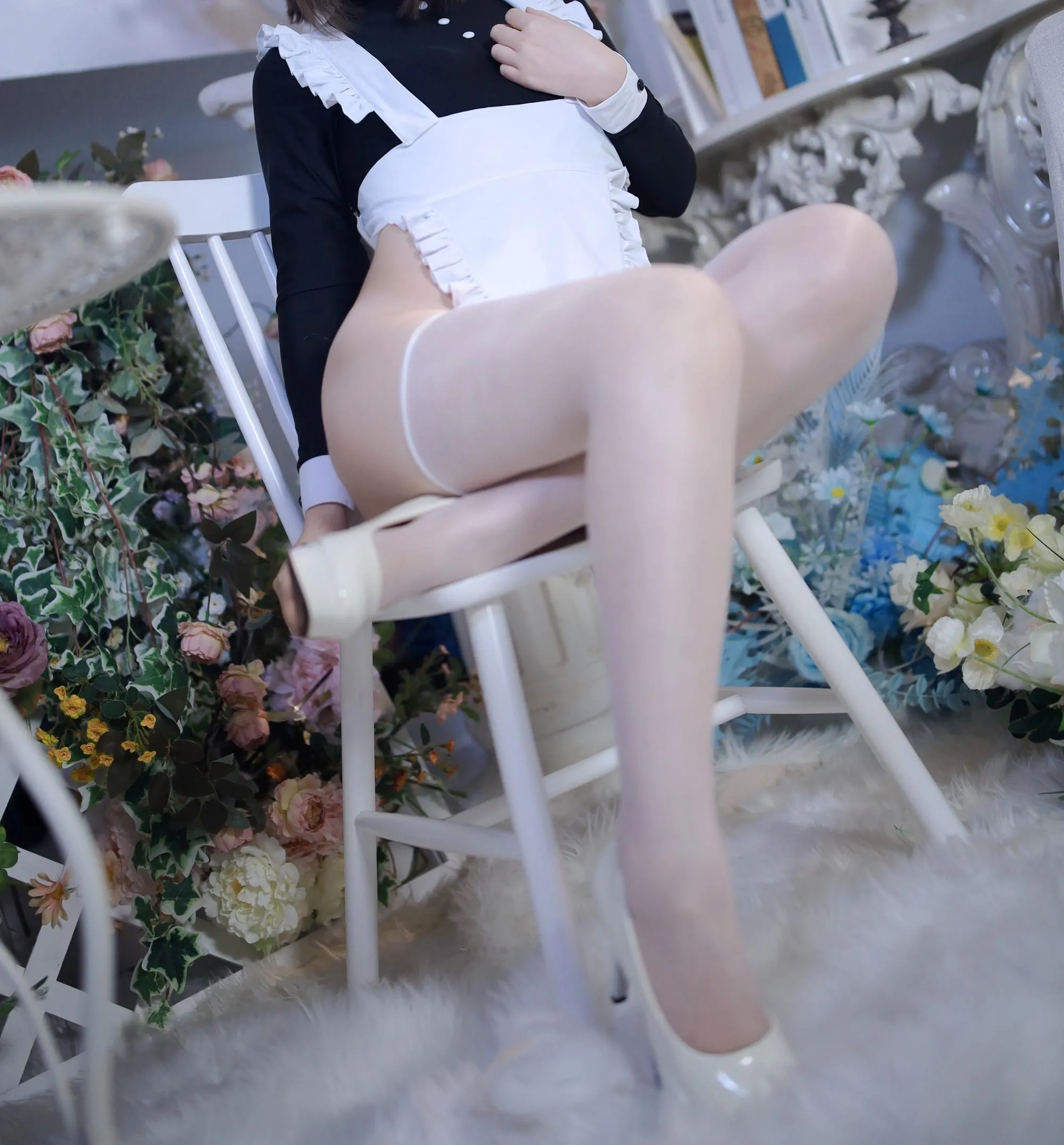 疯猫ss – NO.137 少女衣橱 连体女仆装 [58P]插图1